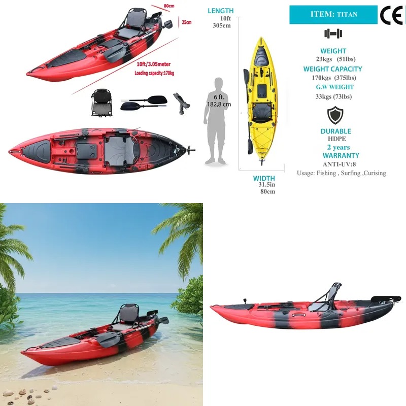 Fishing Boat Seat - Kayak da Pesca Monoposto da 3